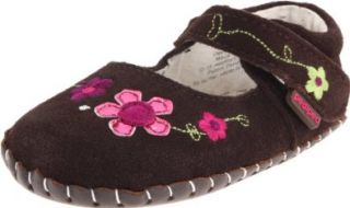 pediped Originals Camille Mary Jane (Infant),Brown,Extra Small (0 6 Months): Shoes