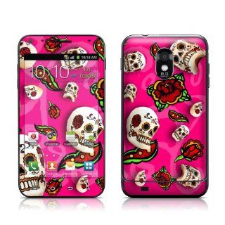 Pink Scatter Design Protective Skin Decal Sticker for Samsung Galaxy S II Epic Touch Cell Phone: Cell Phones & Accessories