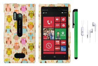 Nokia Lumia 928 (Verizon) Microsoft Windows Phone 8 Accessory Combination   Premium Art Design Protector Hard Cover Case / 1 Random Color Handsfree Headset Universal 3.5MM Stereo Earphones / 1 of New Assorted Color Metal Stylus Touch Screen Pen (Fantasy Co