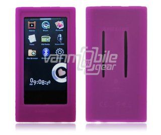 VMG Magenta Purple Soft Silicone Gel Rubber Skin Case Cover for Sam: Cell Phones & Accessories