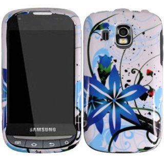 Blue Splash Hard Case Cover for Samsung transform Ultra M930 Cell Phones & Accessories