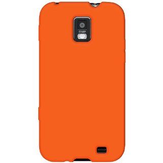 Amzer AMZ93257 Silicone Jelly Skin Case Cover for Samsung Focus S SGH I937   Retail Packaging   Orange: Cell Phones & Accessories