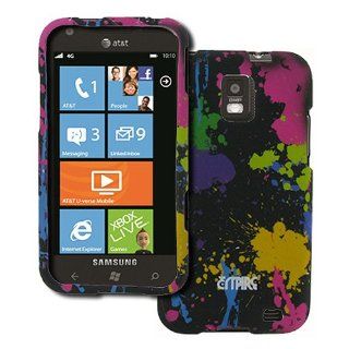 Colorful Paint Splatter Hard Case Cover for Samsung Focus S SGH I937: Cell Phones & Accessories