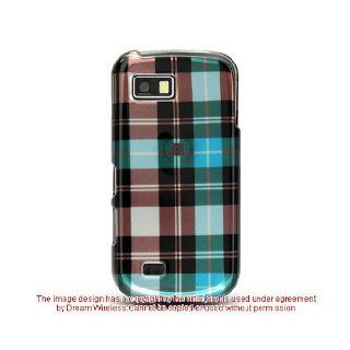 Blue Brown Plaid Hard Cover Case for Samsung Behold II 2 SGH T939: Cell Phones & Accessories