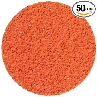 3M Roloc Durable Edge Disc 977F TR, YN Weight Polyester Cloth, Ceramic Grain, 2" Diameter, 50 Grit (Pack of 50): Quick Change Discs: Industrial & Scientific