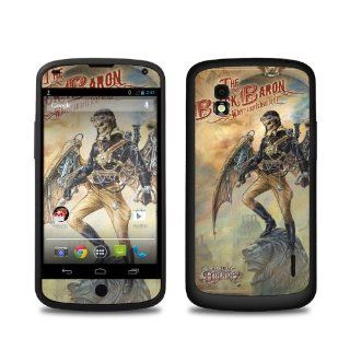 The Black Baron Design Protective Decal Skin Sticker (High Gloss Coating) for LG Nexus 4 E960 Cell Phone Cell Phones & Accessories