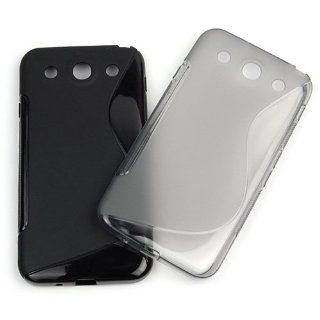 For LG Optimus G Pro E980 F240K/S/L Plain S Line Soft Gel TPU Case Cover Skin (Gray): Cell Phones & Accessories
