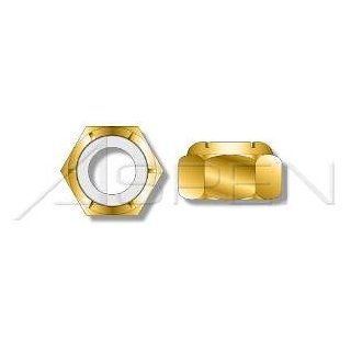 (1500pcs) Metric DIN 985 M3X.5 Nylon Insert Lock Nut Steel Yellow Zinc Plated Ships Free in USA: Hardware Locknuts: Industrial & Scientific
