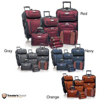 Travel Select Amsterdam TS6950 II 8 piece Deluxe Packing Luggage Set   Navy. New: Automotive