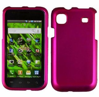 Rose Pink Hard Case Cover for Samsung Vibrant T959: Cell Phones & Accessories