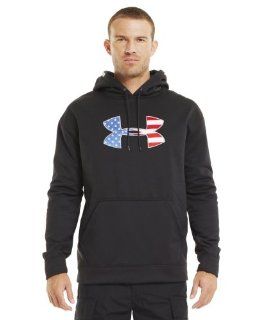 Under Armour Men's Big Flag Logo Tackle Twill Fleece Hoodie: Sports & Outdoors