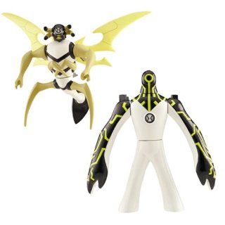 Ben 10 (Ten) Alien Creation Chamber Mini Figure 2 Pack Upgrade and Stinkfly: Toys & Games