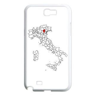 Map of Italy Samsung Galaxy Note 2 N7100 Case Hard Plastic Samsung Galaxy Note 2 N7100 Case: Cell Phones & Accessories
