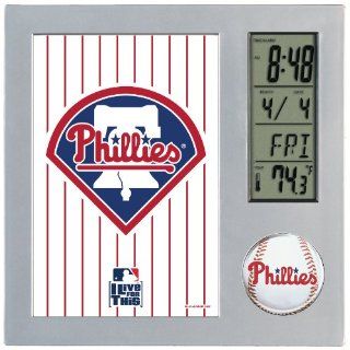 MLB Philadelphia Phillies Digital Desk Clock : Sports Fan Alarm Clocks : Sports & Outdoors