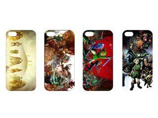 Wholesales 4pcs the Legend of Zelda Mask Games Fashion Hard Back Cover Skin Case for Iphone 5 i5tl4002: Cell Phones & Accessories