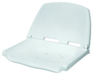 Wise Folding Plastic Boat Seat, White : Sports & Outdoors