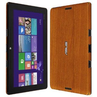 Skinomi TechSkin   Asus Transformer Book T100 Screen Protector + Light Wood Full Body Skin Protector / Front & Back Premium HD Clear Film / Ultra High Definition Invisible and Anti Bubble Crystal Shield with Free Lifetime Replacement Warranty   Retail