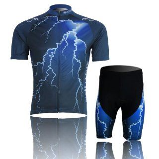 Baleaf Mens Short Sleeve Cycling Jersey Thunder Style  Men S Bike Jersey Xxl  Sports & Outdoors