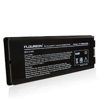 FLOUREON® Laptop Battery for Apple MacBook 13 inch 13.3 inch A1181 A1185 MA561 MA566 5600mAh Black: Computers & Accessories