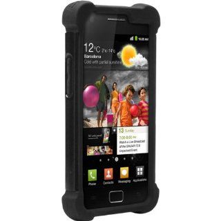 Ballistic SA0737 M005 Case for Samsung Hercules aka Galaxy S2 (SGH T989)   1 Pack   Retail Packaging   Black Silicone/Black TPU/Black PC: Cell Phones & Accessories