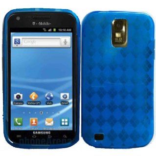 Blue TPU Case Cover for Samsung Hercules T989: Cell Phones & Accessories