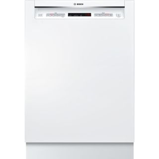 Bosch 500 Series 44 Decibel Built in Dishwasher with Stainless Steel Tub (White) (Common: 24 in; Actual 23.625 in) ENERGY STAR