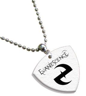 Evanescence Chain / Necklace Bass Guitar Pick Both Sides Printed: Musical Instruments