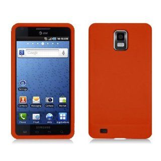 SAMSUNG INFUSE i997   ORANGE SOFT SILICONE SKIN CASE: Cell Phones & Accessories