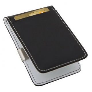 MW1006 Black Leather Money Clip Credit Card Holder Cheapest Gift By Y&G at  Mens Clothing store: Money Clip And Credit Card Holder