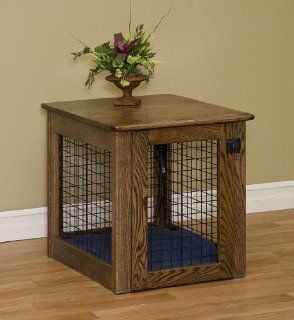 Chew proof Wooden Dog Crate Large Oak  Pet Kennels 