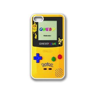 iPhone 4 Case   Hard Capsule Case iPhone 4/4s White Case Pokemon Gameboy: Cell Phones & Accessories