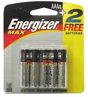 New Energizer Premium Max AAA Per 8+2 Batteries Deliver Dependable Powerful Performance Long Life: Sports & Outdoors