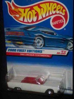 2000 First Editions #3 1964 Lincoln Continental With Hot Wheels Logo #2000 63 Collectible Collector Car Mattel Hot Wheels: Toys & Games