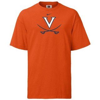 Nike Virginia Cavaliers Orange Classic Logo T shirt (X Large) : Sports & Outdoors