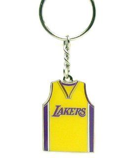 Los Angeles Lakers   NBA Home Away Team Jersey Key Chain : Sports Related Key Chains : Sports & Outdoors