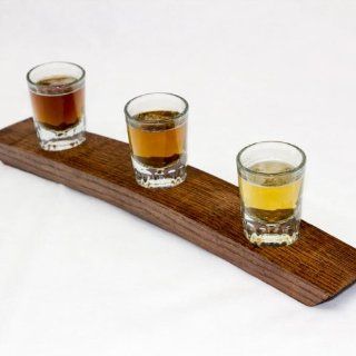 Whiskey, Bourbon or Scotch Flight (Dark Walnut): Kitchen & Dining