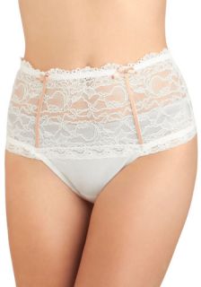 The Charm That Counts Thong in Cloud  Mod Retro Vintage Underwear
