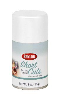 Krylon KSCS055 Short Cuts Aerosol Spray Paint, 3 Ounce, Flat White    