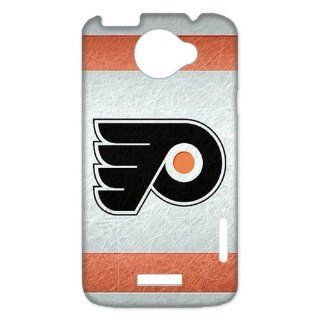 NHL Ice Hockey Philadelphia Flyers Logo Cool Unique Durable Hard Plastic Case Cover for HTC One X + Custom Design UniqueDIY Cell Phones & Accessories