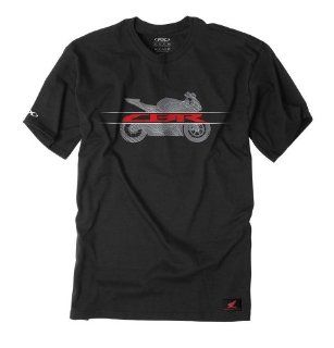 Factory Effex Honda 'CBR' T Shirt (Black, Medium): Automotive