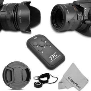 58MM Accessory Kit for CANON REBEL (T5i T4i T3i T2i XT XTi Xsi), CANON EOS (700D 650D 600D 550D 500D) DSLR Cameras   Includes: Reversible Petal Lens Hood + IR Wireless Remote Control (RC 6, RC 1 Replacement) + Center Pinch Lens Cap w/ Cap Keeper Leash + Ma