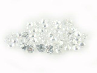 CZ0006 2.2 mm Round White Cubic Zirconia AAA Semi Machine Cut Quality 500 pcs Loose Gemstone Lot: Jewelry