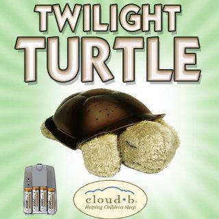 Cloud b Twilight Constellation Turtle Night Light (7323 ZZ) + NiMH AAA Rechargeable Batteries and Charger DavisMAX Bundle: Toys & Games
