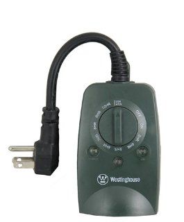 Westinghouse 2 Outlet Photocell Outdoor Countdown Timer   Wall Timer Switches  