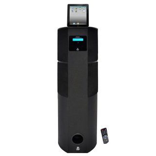 Pyle Home PHST96IPBK 30 Pin iPod/iPhone/iPad Speaker Dock Tower (Black Matte) : MP3 Players & Accessories