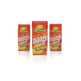 Brazil Gourmet Premium No Sugar Added Mango Juice 12   11.16 Fluid Ounce Packs : Fruit Juices : Grocery & Gourmet Food