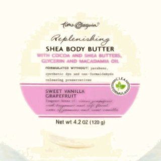 Time and Again Sweet Vanilla Grapefruit Replenishing Shea Body Butter   4.2oz : Time And Again Shea Butter Body Wash : Beauty