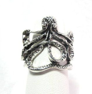 Octopus Ring   Silver : Hair Clips : Beauty