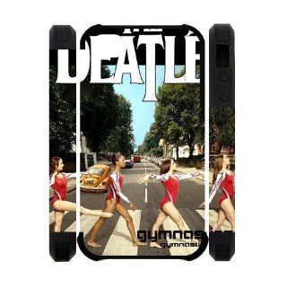 Like the Beatles Gymnastics Iphone 4 4S Across Street Dual Cover Case: Cell Phones & Accessories