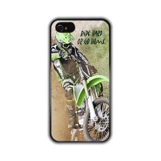 DIRT BIKE RIDING RIDE HARD PHONE CASE Black Slim Hard Phone Case Designed Cover Protector Accessory for Apple Iphone 5 *Also Available for Iphone Apple 4 4S 4G and Samsung Galaxy S3* AT&T Sprint Verizon Virgin Mobile: Cell Phones & Accessories